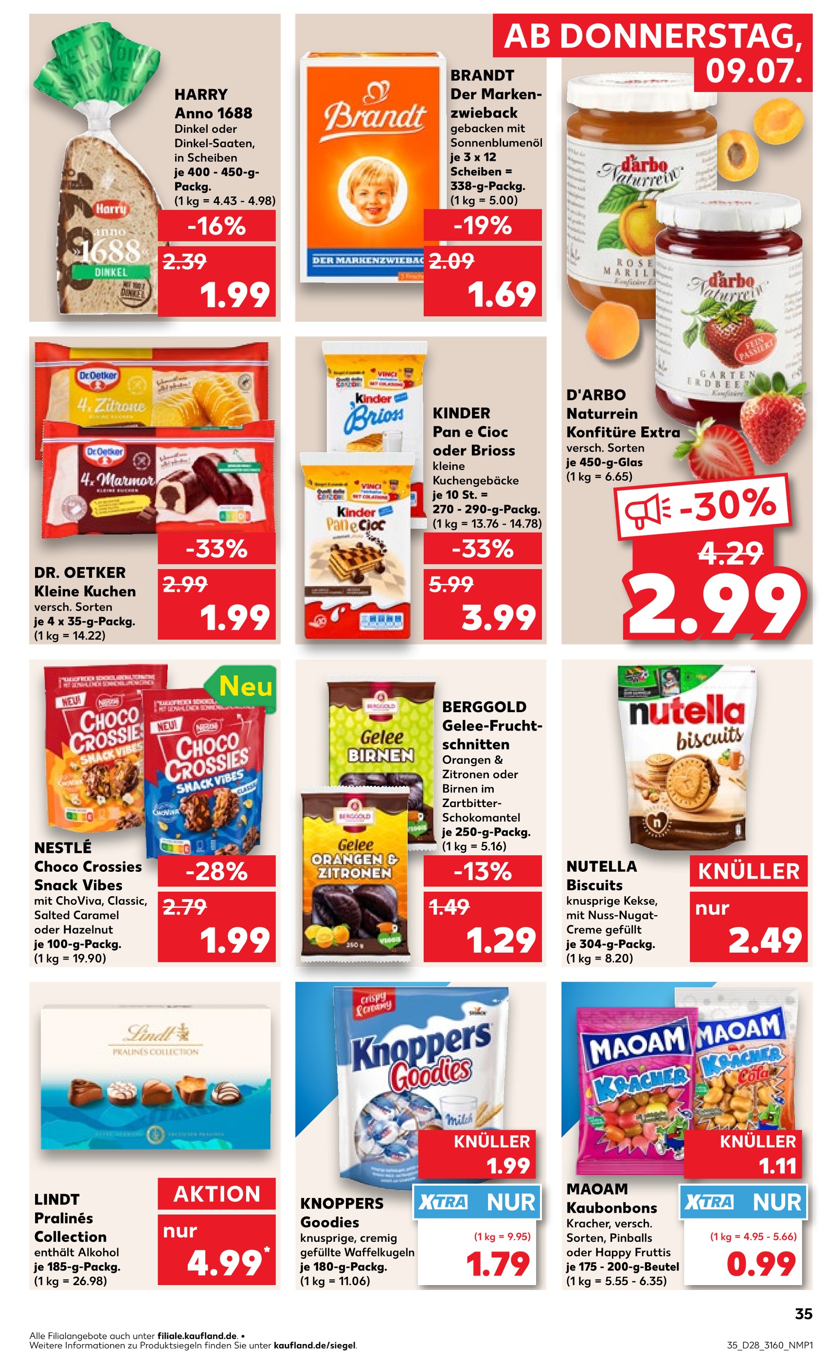 Orangen Angebot im aktuellen Kaufland Prospekt auf Seite 35